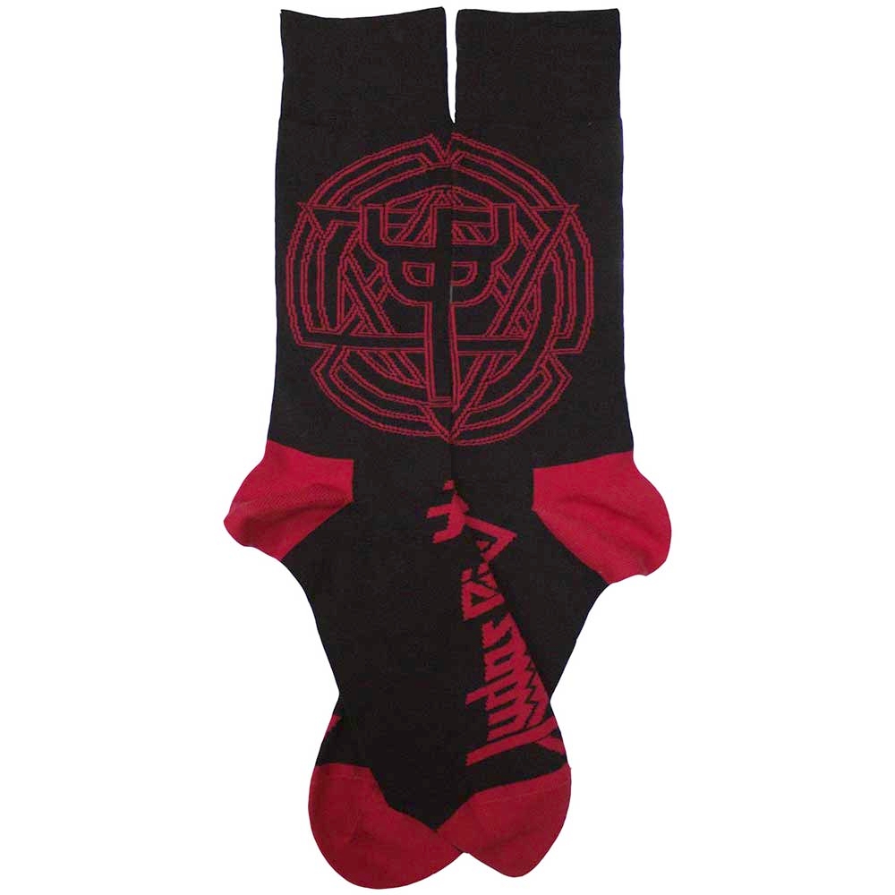 Judas Priest - Trident Emblem Sokken - EU 40-45 - Zwart